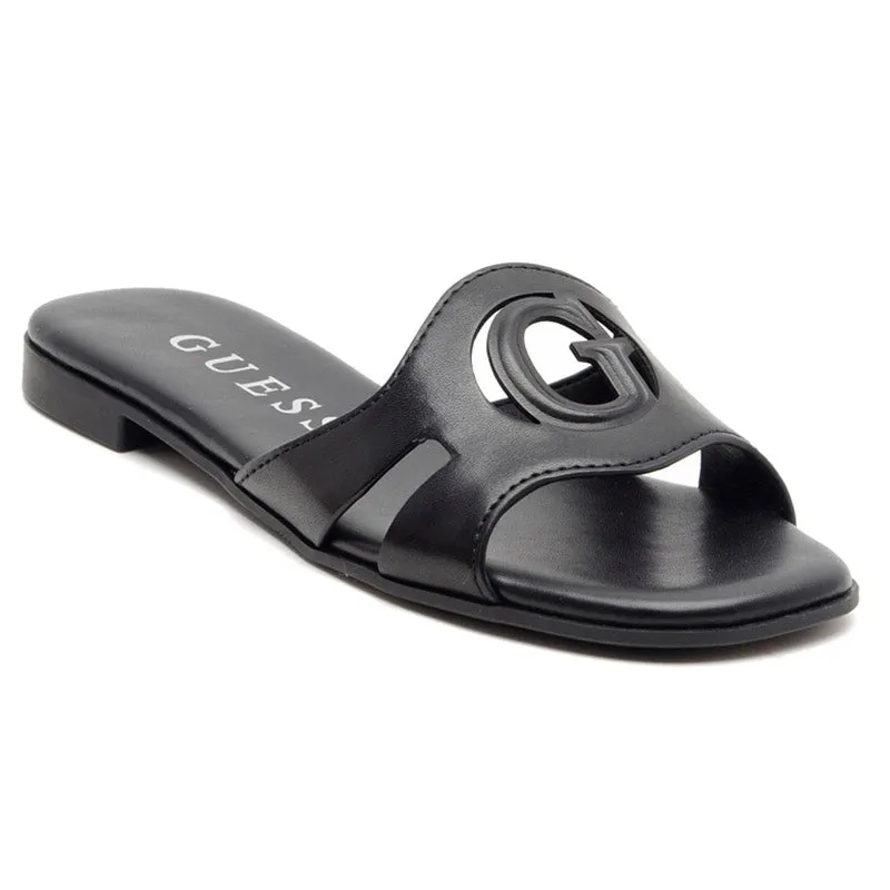 Black Slide Sandals