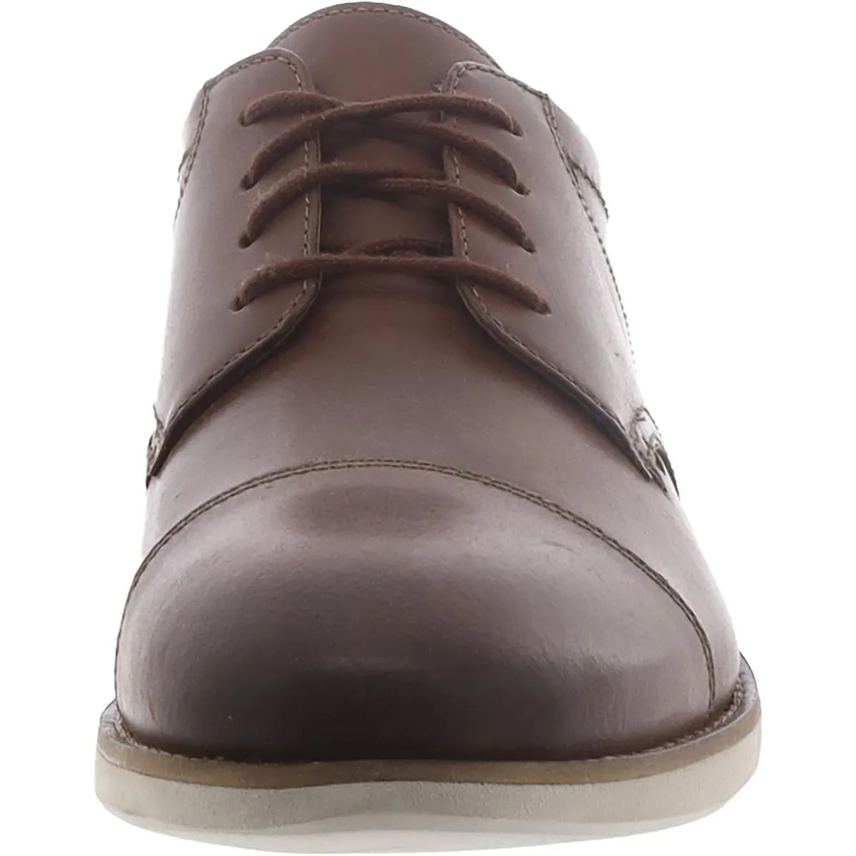 Clarks Mens Raharto Vibe Cushioned Footbed Lace Up Oxfords