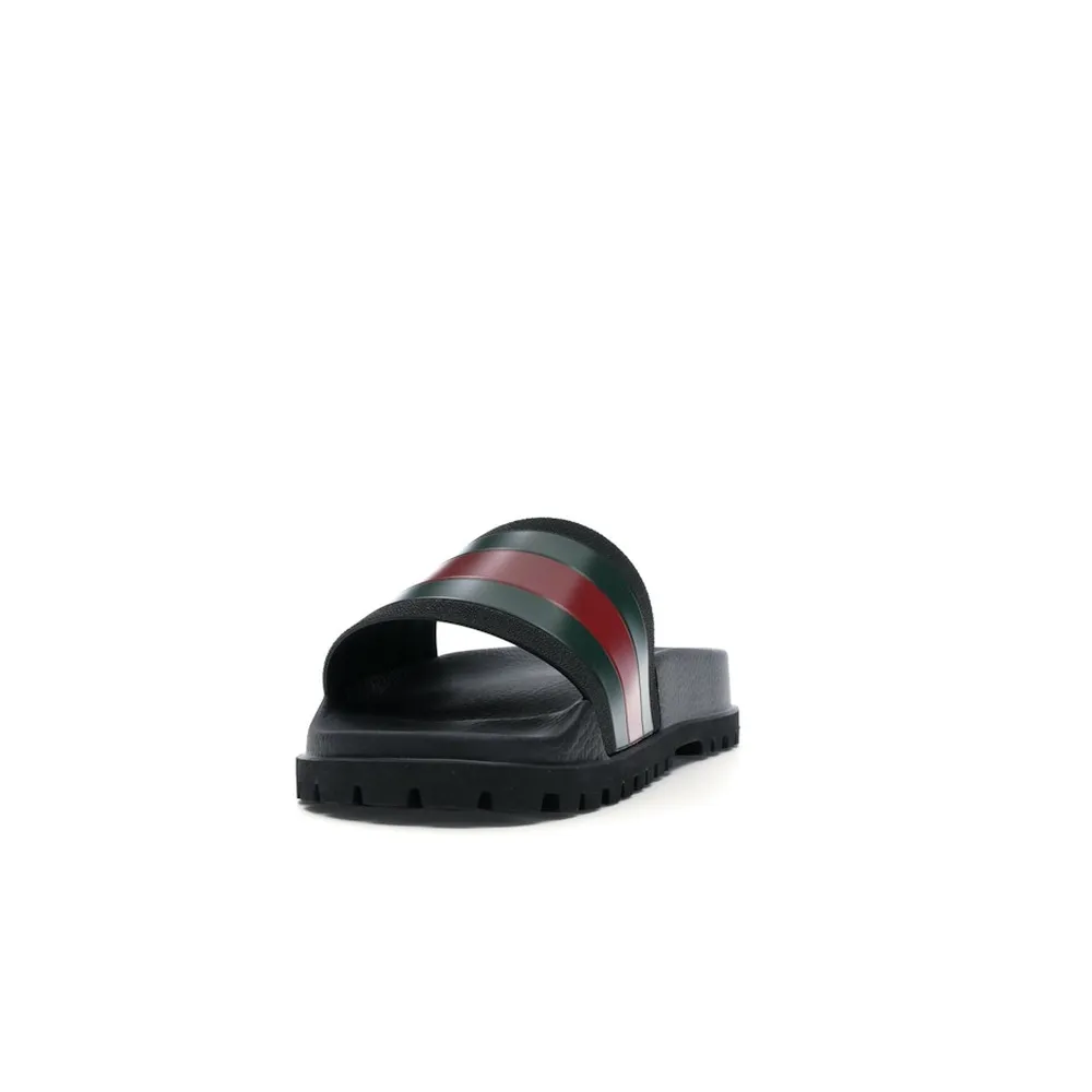 Gucci Web Slide Sandal Black