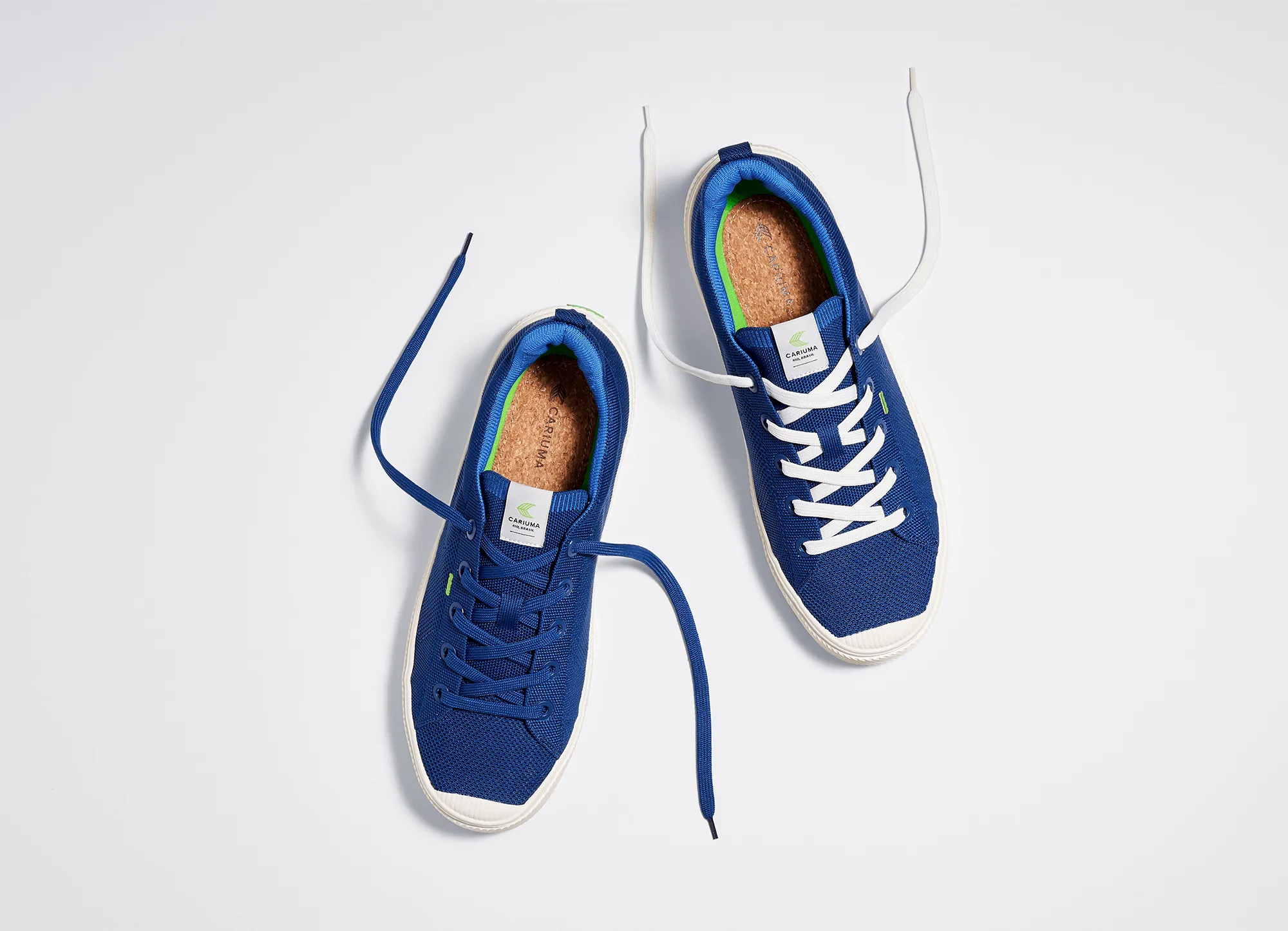 IBI Low Mineral Blue Knit Sneaker Women