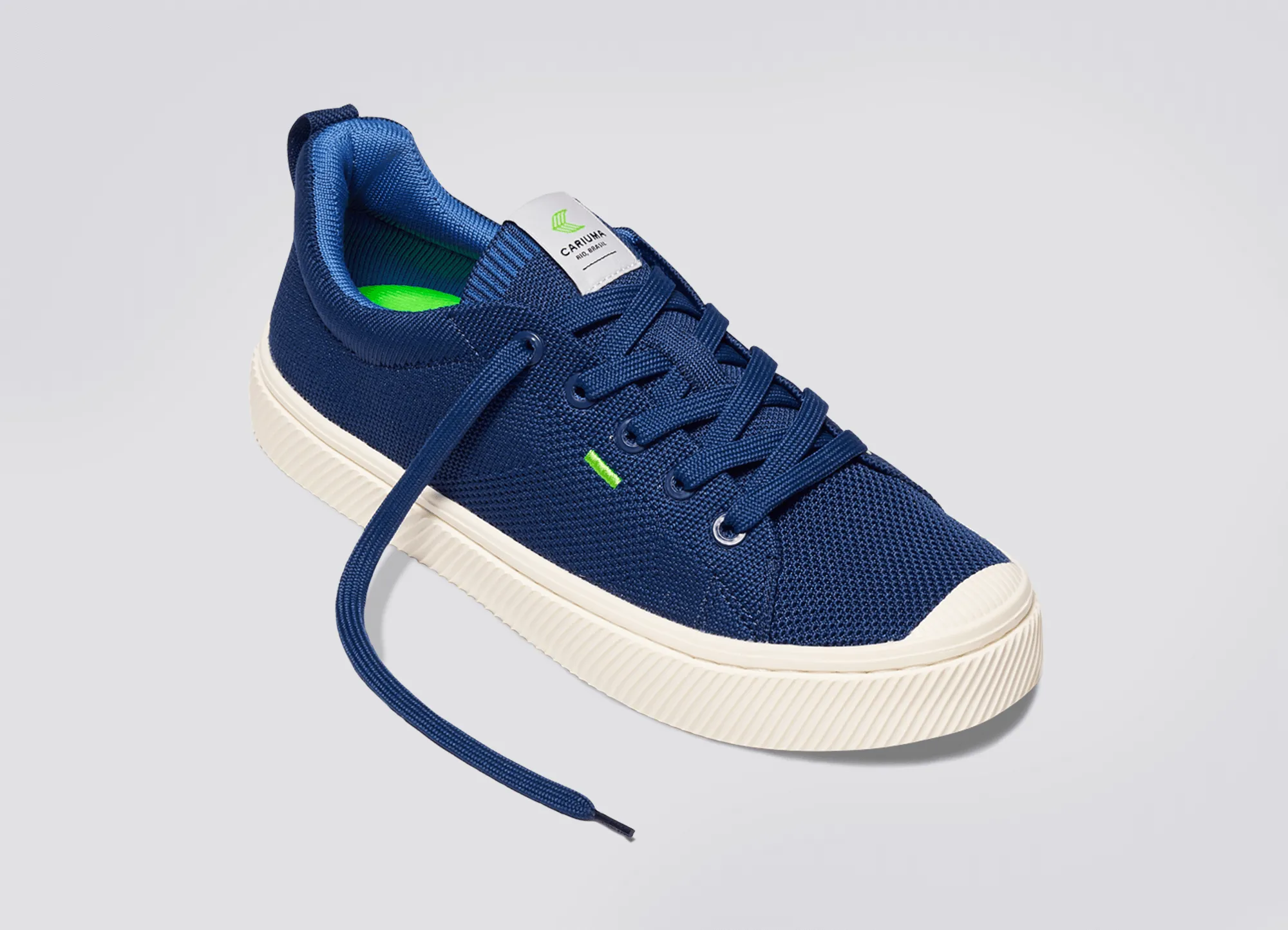 IBI Low Mineral Blue Knit Sneaker Women