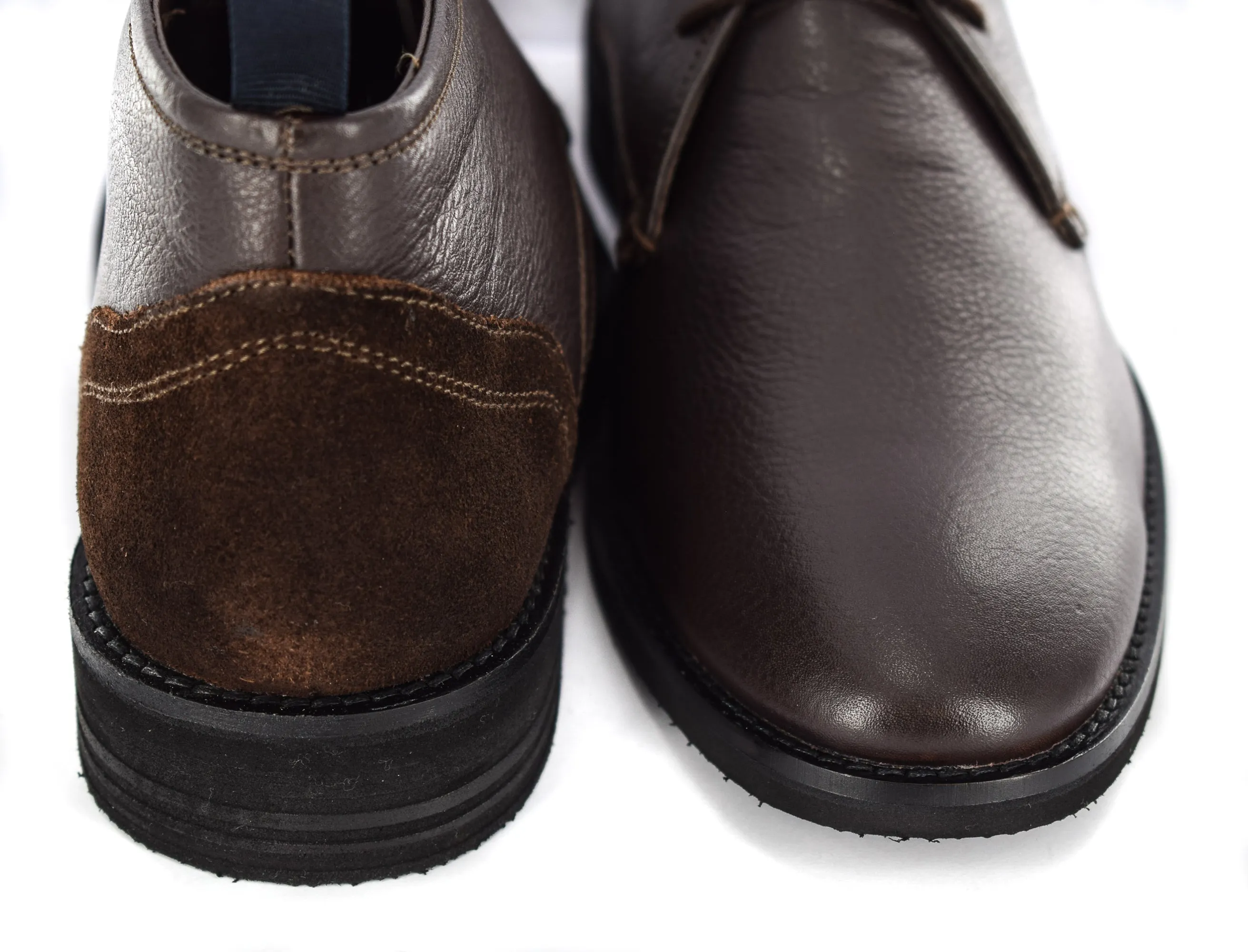 Mens Brown Lace-up Leather Formal/Casual Boots