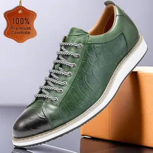 Men's Italian Full-Grain Cowhide Comfortable Oxfords