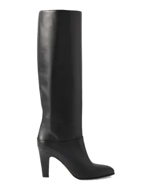 NELLIE | Genuine Leather Knee-High Heeled Boots