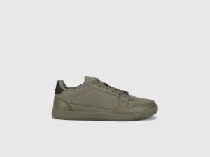 Perforations Lace-Up Sneakers