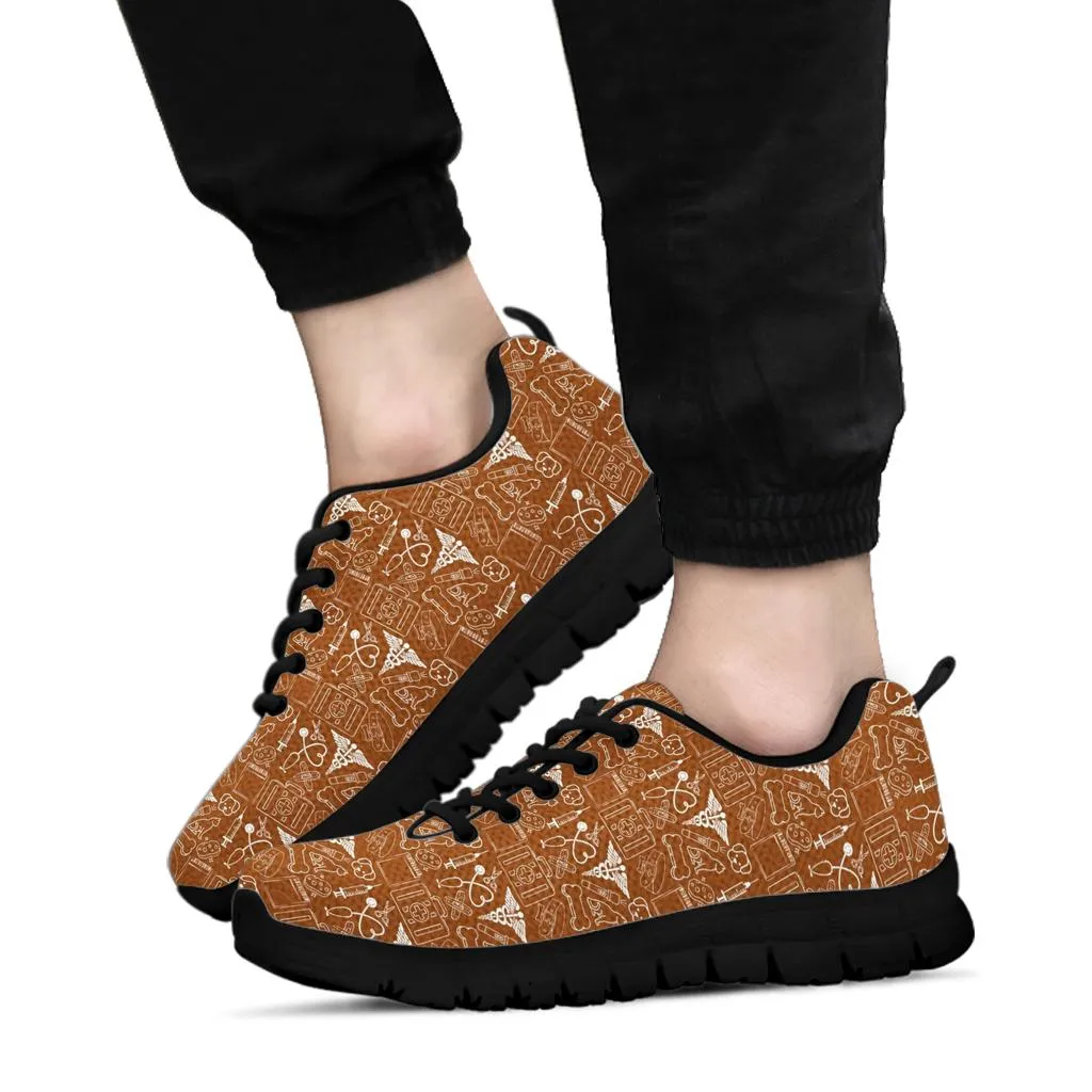 Veterinary Technician Brown Women's Sneakers
