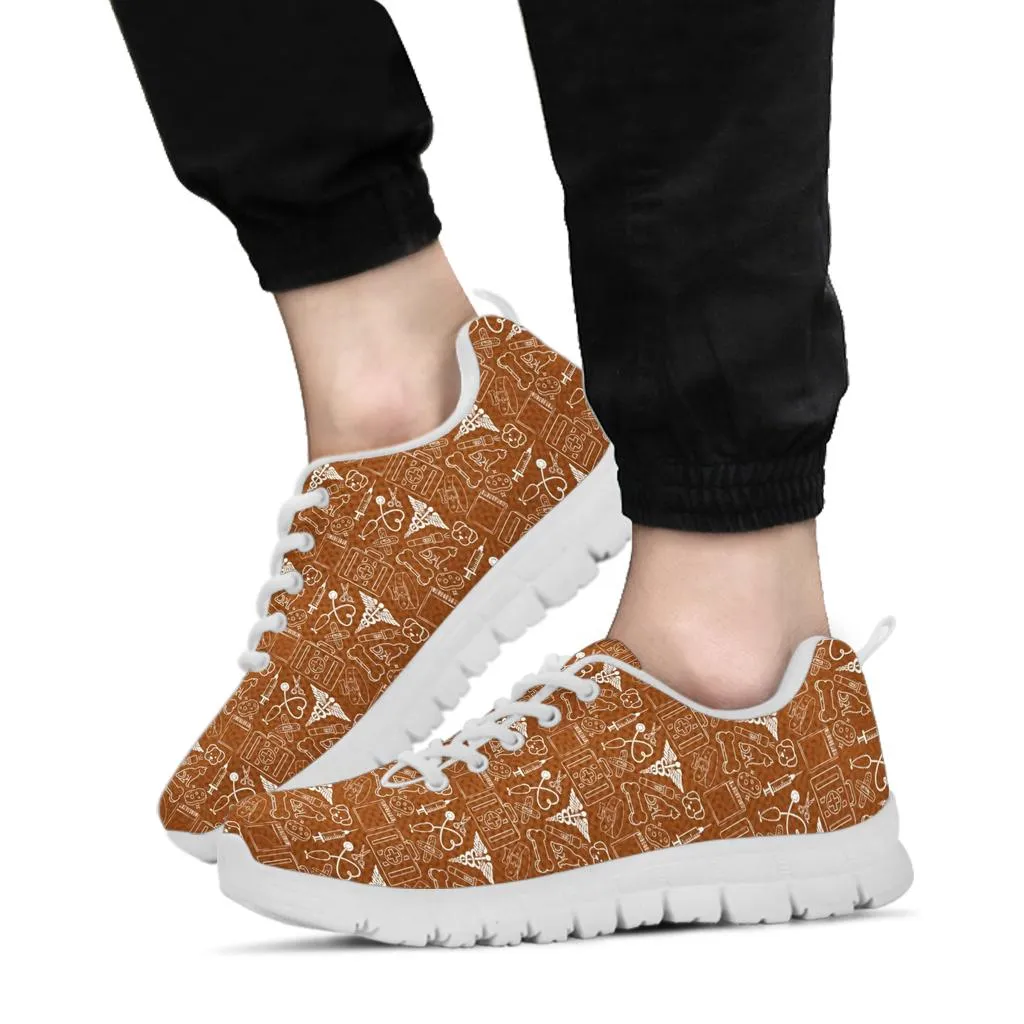 Veterinary Technician Brown Women's Sneakers