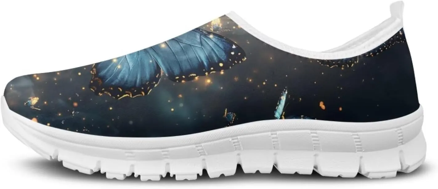 Women's Low Top Sneakers Casual Shoes No Lace up Sneakers Breathable Sport Running Walking Shoes for Gym Workout