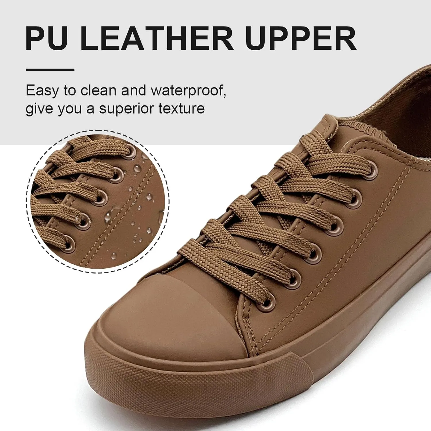 Womens Mens Fashion Sneakers Low Top PU Leather Shoes for Women Men Classic Lace Up Sneakers Casual Tennis Walking Shoes Comfortable